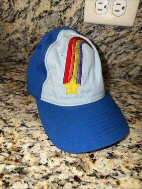 Harry Styles Pleasing The Rainbow Rays Cap in Deep Blue